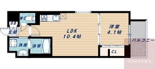 LaCASA江坂の物件間取画像